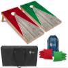 Tailgating Pros Lightweight Pyramid Design Cornhole Board Set w/Bean Bags and Carrying Case - 4'x2' Regulation Cornhole Game view 1