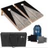 Tailgating Pros Lightweight Pyramid Design Cornhole Board Set w/Bean Bags and Carrying Case - 4'x2' Regulation Cornhole Game view 1