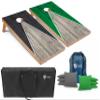 Tailgating Pros Lightweight Pyramid Design Cornhole Board Set w/Bean Bags and Carrying Case - 4'x2' Regulation Cornhole Game view 1