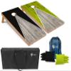 Tailgating Pros Lightweight Pyramid Design Cornhole Board Set w/Bean Bags and Carrying Case - 4'x2' Regulation Cornhole Game view 1