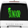 8" - 22" Seniors 2021 window decal sticker sign static cling for cars suv sport utility laptop wall (multicolor) - C4 view 2