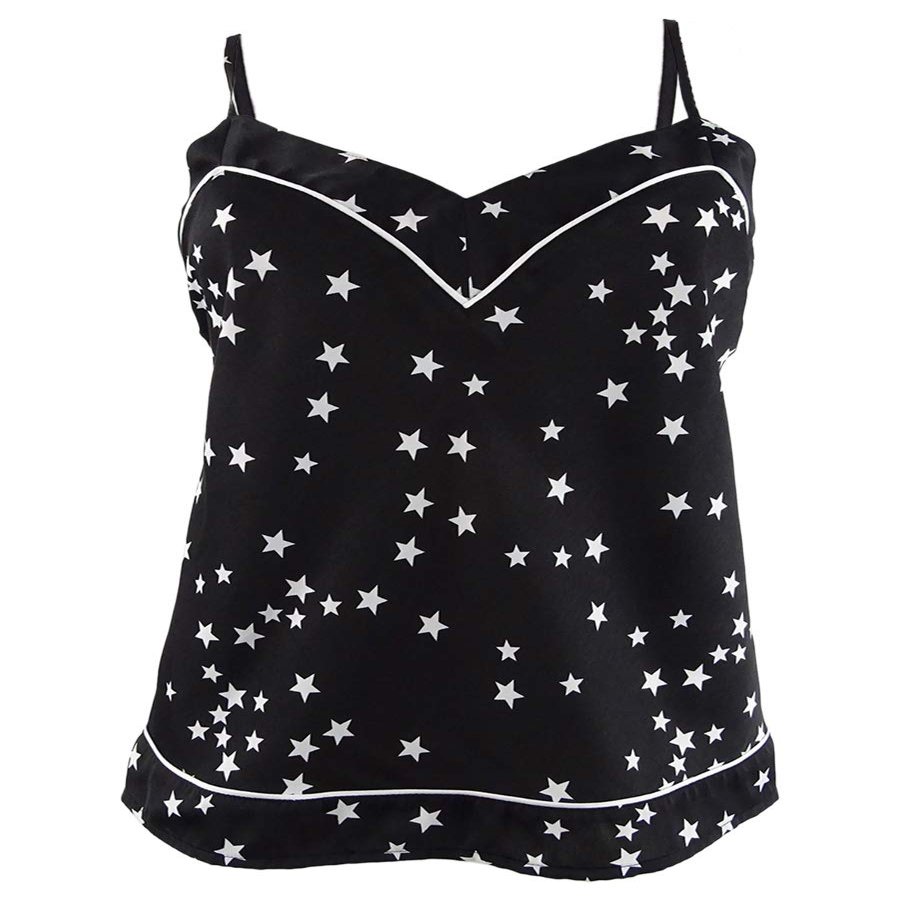 I.N.C. International Concepts INC Women's Star Printed Sleep Camisole Tank (XS, Starry Night)