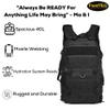 FieldTEQ Tactical Backpack - Military Survival Patrol Bag - 40L Bug Out Bag - Molle webbing - for Camping, Hunting, Hiking, Trekking & other Outdoor Adventures - Black view 2