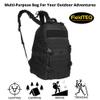 FieldTEQ Tactical Backpack - Military Survival Patrol Bag - 40L Bug Out Bag - Molle webbing - for Camping, Hunting, Hiking, Trekking & other Outdoor Adventures - Black view 4