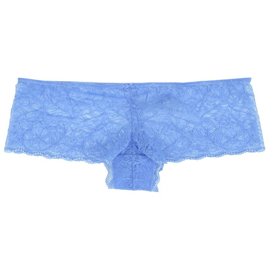 INC International Concepts Women's Lace Boyshort (3X Yacht Blue)