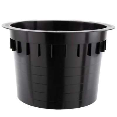 RecPro Ice Fishing Hole Sleeve | 9" Depth | 10-1/8" Inner Diameter | Ice Fishing Gear (Black)