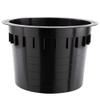 RecPro Ice Fishing Hole Sleeve | 9" Depth | 10-1/8" Inner Diameter | Ice Fishing Gear (Black) view 1