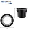 RecPro Ice Fishing Hole Sleeve | 9" Depth | 10-1/8" Inner Diameter | Ice Fishing Gear (Black) view 3