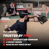 PowerNet Pitching Pad, 4 Pocket Baseball & Softball Training Equipment, Pitch Trainer for Hanging in Cages or Practice Baseball Net, Realistic Catcher for Pitching view 2