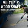 Franklin Sports Seattle Kraken Street Hockey Stick - 48" Fused Wood Stick w/ABS Blade - Right Shot - Ball Hockey - NHL Official Licensed view 4