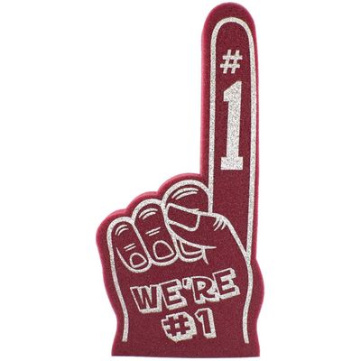 Giant Foam Finger 18 Inch- We're Number 1 Foam Hand for All Occasions - Cheerleading for Sports - Exciting Vibrant Colors use as Celebration Pom Poms- Great for Sports Events Games School Business