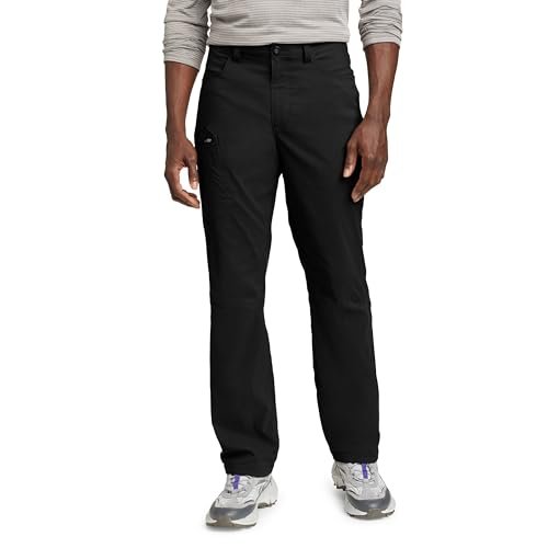 Eddie Bauer Men's Rainier Lined Pants, Black Rainier, 38W x 30L