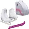 Jackson Ultima Figure Ice Skates Finesse JS450 / Medium to Wide/Adult 9 Bundle with Bag and Guardog Skate Guards view 1