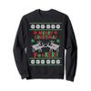 Funny Reindeer Ugly Sweater Merry Christmas Fuckers Sweatshirt view 1