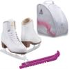 Jackson Ultima Figure Ice Skates EXCEL JS1290 / Medium to Wide/Adult 8.5 Bundle with Bag and Guardog Skate Guards view 1
