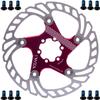 YBEKI Premium Floating Bike Disc Brake Rotor (140/160/180/203mm) - CNC Machined Stainless Steel & Aircraft Aluminum - Enhanced Heat Dissipation for MTB/Road/BMX Bikes - with 12-Bolt Kit view 2