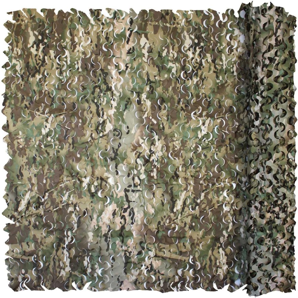 Fousam Camo Netting, Camouflage Netting Bulk Roll 10X10 10X20 20X20 for Hunting Party Decoration Sunshade