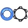 Center Lock Conversion,Center Lock Adapter 6 Bolts Center Disc Brake Rotor Conversion for ycle Mountain Bike(Blue) view 1