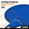 GEWO Outdoor Table Tennis Bat - Weatherproof Table Tennis Bat Blue for Outdoor Use with Sturdy Mesh Structure Non-Slip Handle Ideal for Water Table Tennis and Leisure Table Tennis Outdoor view 3