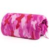 Farm Blue Pink Camo Military Camping Blanket - Woobie Blanket Poncho Liner - for Hiking Gear, Backpacking and Car Survival Blankets - Unique New Pretty N Pink Custom Pattern Avail at view 1