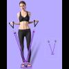 Strength Training Pedal Strength Training Equipment Home Weight Sit-ups Female Fitness Equipment Multifunctional Exercise Rope Exercise Machines (Color : Purple A, Size : 2767cm) view 4