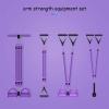 Strength Training Pedal Strength Training Equipment Home Weight Sit-ups Female Fitness Equipment Multifunctional Exercise Rope Exercise Machines (Color : Purple C, Size : 2767cm) view 4