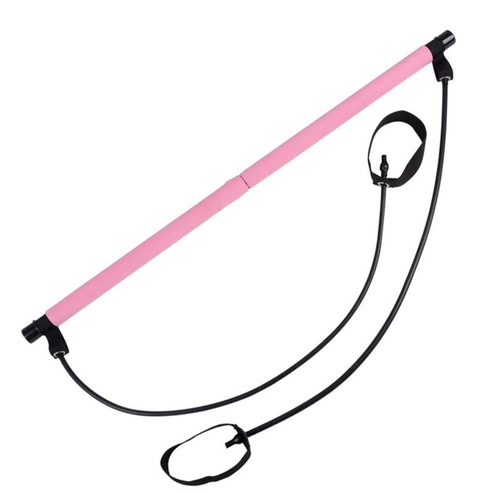 Strength Training Multi Gym Arm Strength Fitness Equipment Stretch Workout Equipment Muscle Training Pull Rope Exercise Machines (Color : Pink)