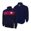 Icon Sports Officially Licensed FC Barcelona Soccer Track Jacket - Unisex Kids - FCB52TJ Navy YL view 4