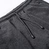 Mens Heavyweight Fleece Cargo Sweatpants Fashion Sport Baggy Pants Jogger with Pockets Deep Grey view 3