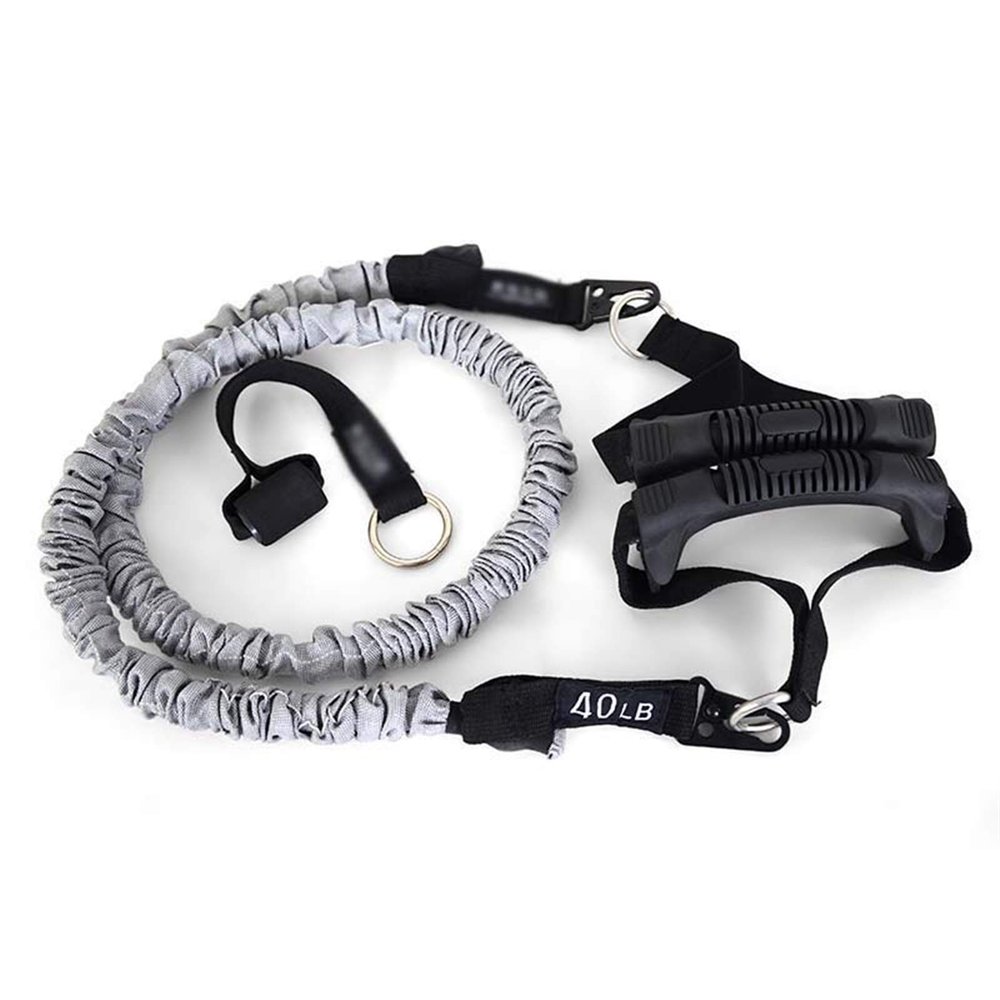 Strength Training Arm Strength Equipment Men Women Strength Training Fitness Equipment Set Pull Rope/Home Exercise Elastic Rope Exercise Machines (Color : 40LB)