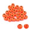 Maxcatch 100PC/LOT Tungsten Fly Tying Beads Head for Nymph Fishing Materials 10 Colors (Fluo Orange, 4.6 mm -100PCS) view 1