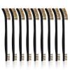Accmor Scratch Brush Set for Gun Cleaning, Double-Ended Wire Bristle Brushes 9 Packs, All Purpose Gun Cleaner Kit, Handy Brass Scrub for Cleaning Welding Slag/Paint/Rust/Dirt view 1