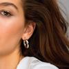 M MOOHAM Hoop Earrings for Women - Hypoallergenic Small Dainty Tiny Chunky Mini Hoop Earrings for Women Jewelry 13mm view 2