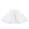 Hularka Kids Girls 3 Layers Tulle Short Petticoat Flower Girl Crinoline Underskirt Slips White 4 view 2