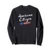 American Citizen Gift Flag Citizenship New Citizen Sweatshirt view 1