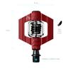 Crankbrothers MTB Pedals Candy 2 Red view 2