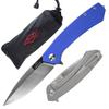 Firebird GANZO Adimanti Skimen Pocket Folding Knife G10 Anti-Slip Handle with Clip and Glass Breaker D2 Steel Blade Hunting Fishing Camping Outdoor Folder EDC Pocket Knife (Blue) view 1