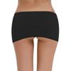 LiiYii Women Sheer Mesh Ultra Thin Mini Skirts Bodycon Slim Fit Short Dress Nighclub Black One Size view 3