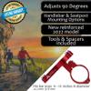 RED Anodized Bike Mount Water Bottle Holder Adapter - Handlebar & Seat Post Bottle Cage for MTB, Road & Kids Bikes view 3