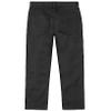 Nautica Big Boys School Uniform 5 Pocket Flat Front Pant, Black, 10 Husky view 2