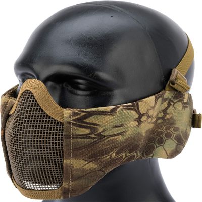 Evike Airsoft - Matrix Battlefield Elite Mesh Face Pro w/Integrated Ear Protection (Color: Mandrake)
