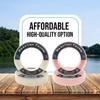 Reaction Tackle 100% Pure Fluorocarbon Fising Line - Leader Line/Clear / 17LB 300 Yd view 4