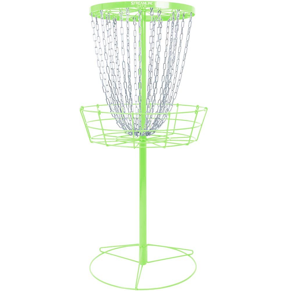 Streamline Discs Lite Disc Golf Basket - Lime