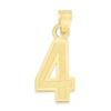 10k Real Solid Gold Athletic Number Pendant for Chain or Necklace, Sports Jewelry Gift for Loved One (4) view 1
