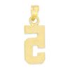 10k Real Solid Gold Athletic Number Pendant for Chain or Necklace, Sports Jewelry Gift for Loved One (5) view 3