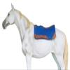 CHALLENGER Horse Saddle PAD Western Contoured Wool Felt Moisture Wicking Blue 39209RB view 2