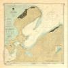 Paradise Cay Publications Antiqued NOAA Chart 16529: Dutch Harbor view 1