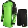 KELME Soccer Goalie Jersey Padded Uniform Kit - Goalkeeper Jersey, Shorts & Socks - Mens Football Padded Shirt - Kids and Adult Sizes (Green (No Socks), X-Small) view 1