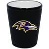 The Memory Company NFL Matte Shot Glass Baltimore Ravens, Team Color, 2oz view 1