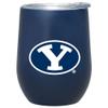 The Memory Company NCAA Matte Stainless Steel Stemless Tumbler BYU Cougars, Team Color, One Size view 1